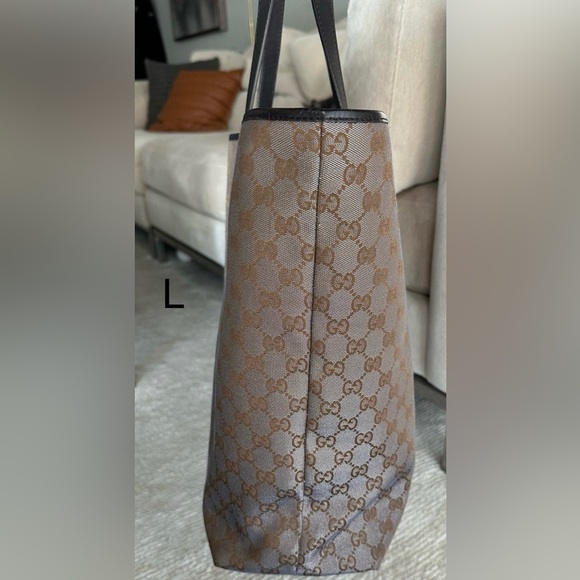 Gucci metallic monogram XL shopper tote - Picture 2 of 16